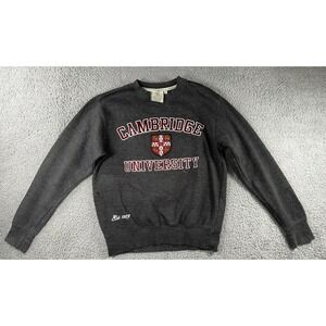 Vintage Cambridge University Sweater‎ Men Medium Pullover Sweatshirt 80s Retro